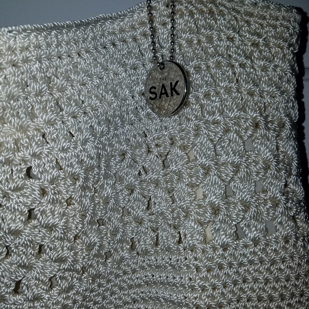 "The Sak" Crochet  bag with change purse
